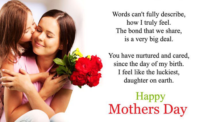 Happy Mothers Day Wishes From Daughter To Mother