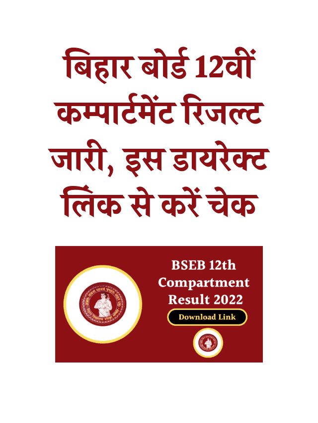 Bihar board class 12th Result 2022
