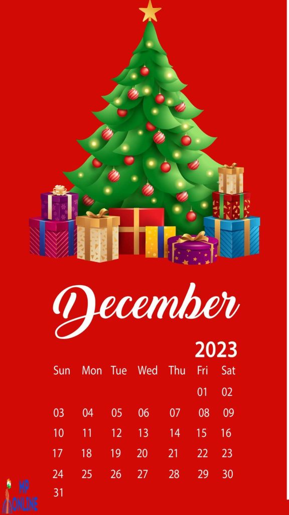 December 2023 Free Calendar Wallpaper For Desktop