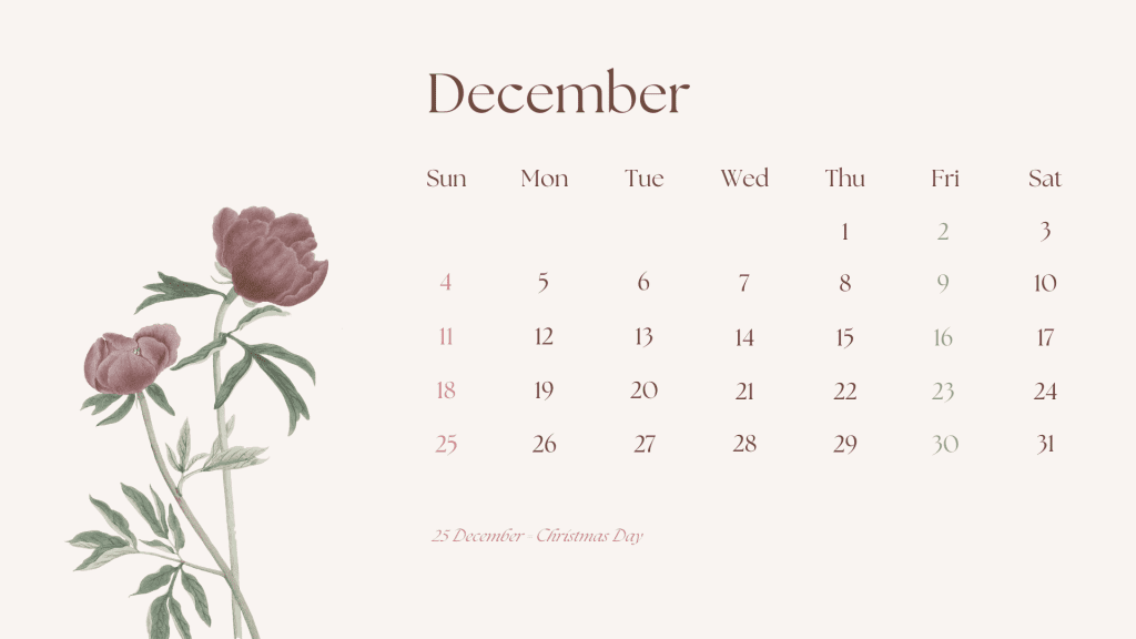 december 2022 calendar wallpaper hd