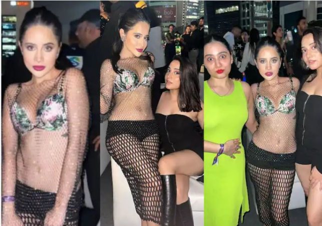 uorfi-javed-at-rooftop-party-with-her-sisters