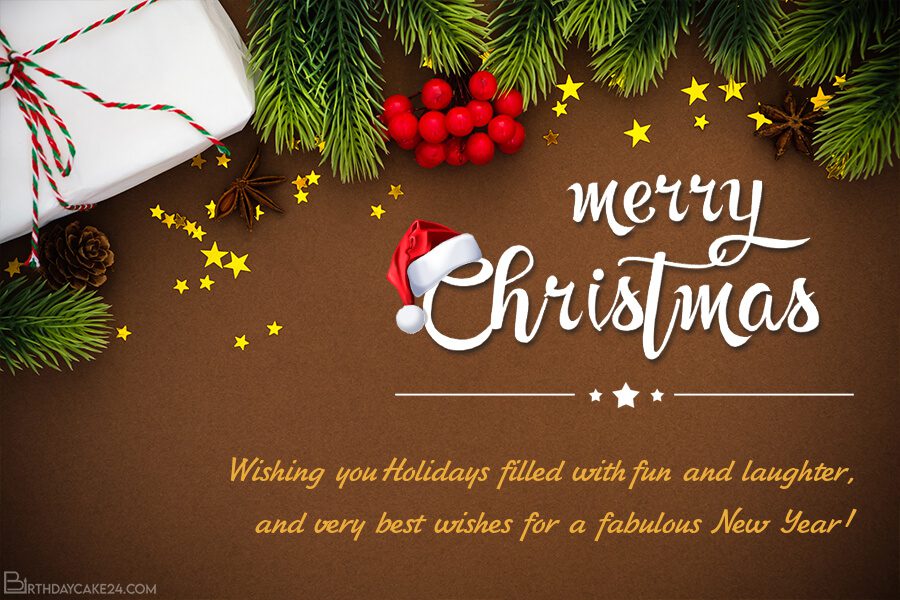 merry christmas wishes card