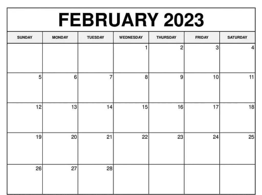 Lunar February 2023 Calendar