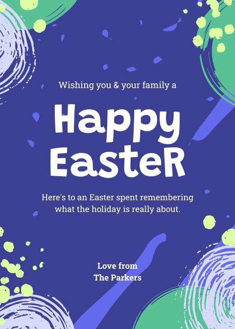 Happy Easter Greeting Wishes