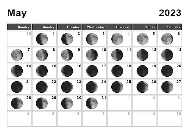 May 2023 Half Moon Dates
