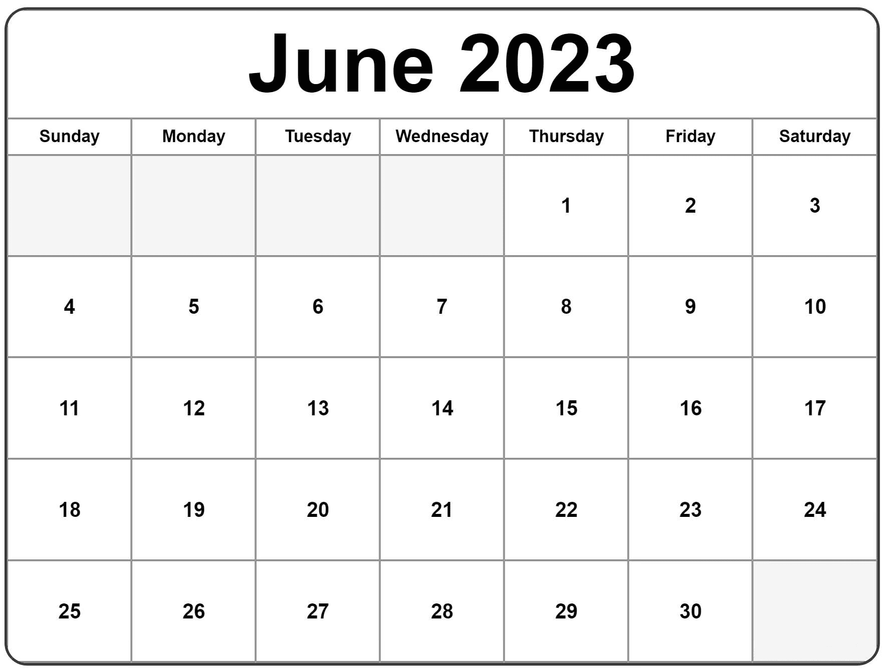 june 2023 calendar printable template in pdf, word, excel