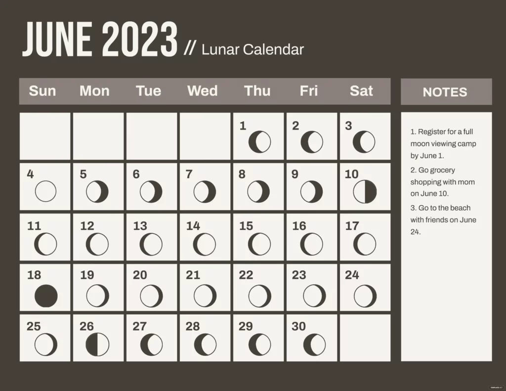 june 2023 calendar moon phases